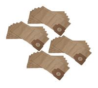 vhbw 20x sacchetto compatibile con Kärcher CV 38/2, CV 38/2 Adv, CV 38/1 Tornado, CV 38/1 Professional aspirapolvere - 35cm x 16cm Marrone