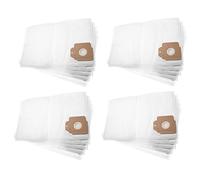 vhbw 20x sacchetto compatibile con Kärcher CV 48/2 Professional aspirapolvere - microfibra, 40,45cm x 25,6cm Bianco