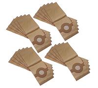 vhbw 20x sacchetto compatibile con Kärcher FP 303, FP 306 plus, PST 222, FP 222 aspirapolvere - 44cm x 16cm Marrone