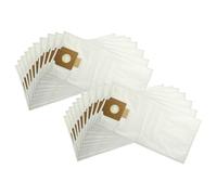 vhbw 20x sacchetto compatibile con Kärcher T 7/1 Adv, T 7/1 Classic aspirapolvere - microfibra, 7 L, 55cm x 24,7cm Bianco
