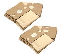 vhbw 20x sacchetto compatibile con Rowenta RO 455, 450, 460 aspirapolvere - 22,5cm x 16,5cm color sabbia