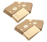 vhbw 20x sacchetto dell'aspirapolvere compatibile con Rowenta ZR 480 aspirapolvere - in carta, 22cm x 16,5cm, color sabbia