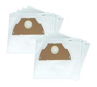 vhbw 20x sacchetto compatibile con Volta Chameleon, Jaguar 2000, 3601, MC-E 3, NC 3 / NC3 aspirapolvere - 28cm x 27cm Bianco
