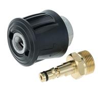 vhbw 2X Adattatore in Set a M22 Compatibile con Kärcher K 2, 4, 5, 3 idropulitrice - 1x Adattatore per Tubo Flessibile, 1x Adattatore Dispositivo
