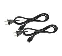 vhbw 2X Alimentatore con Spina Tedesca Compatibile con Akai S900, S950 - connettore C9, 2 m