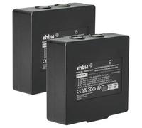 vhbw 2x batteria compatibile con Abitron Mini Ex2-22, Mini-Ex22-IIB/, Mini Radiocomando Industriale, Telecomando (2000mAh, 3,6V, NiMH) - Nero