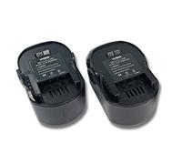 vhbw 2x batteria compatibile con AEG BBM 14 STX-R, BSB 14 G, BSS 14, BSB 14 STX, BSB 14 STX-R, BSB 14 STXN utensile elettrico (3000 mAh, NiMH, 14,4 V)