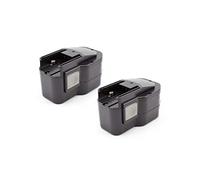 vhbw 2x batteria compatibile con AEG WBE2E 12, SB2E 12, BS2E 12T, BEST 12X, BEST 12BBPB, BDSE 12T utensile elettrico (1500 mAh, NiMH, 12 V)