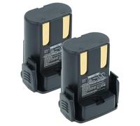 vhbw 2x batteria compatibile con Aesculap Libra Clipper GT200, GT210, GT300, GT306 tosatrice (1600mAh, 7,4V, Li-Ion)