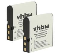 vhbw 2x batteria compatibile con Agfa Agfaphoto Agfaphoto 102 Microflex, 100 Microflex fotocamera (950mAh, 3,6V, Li-Ion)