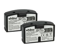 vhbw 2x batteria compatibile con AKG auricolare Balance K 216 AFC, K 215 AFC, K 122 IR auricolari cuffie wireless (60mAh, 2,4V, NiMH)