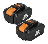vhbw 2x batteria compatibile con AL-KO GTLi, GTLi 18V Comfort, GT 2025 (113535), HS 2015 (113625) utensile (4000 mAh, Li-Ion, 20 V)