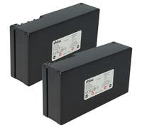 vhbw 2x batteria compatibile con Ambrogio L30 Elite, L30, L 30e Lite, Alex, L20, L30 Basic, L 20, L 30 deluxe rasaerba 2300mAh 25,2V Li-Ion