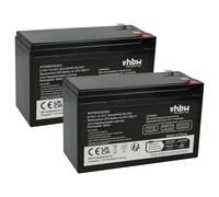 vhbw 2x batteria compatibile con APC BE650G, BE650BB-CN, Back-UPS ES, BE650R, Back-UPS CS, Back-UPS, BE650BB, 515-970 UPS (7,2Ah, 12V, AGM)