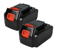 vhbw 2x batteria compatibile con Black & Decker BDCCS18, BDCDC18K, BDCCF18, ASD, BDCDD186K, ASL, BD utensile elettrico (3000 mAh, Li-Ion, 18 V)