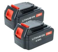 vhbw 2x batteria compatibile con Black & Decker GLC1815L, GLC1823, GLC1825L, GLC2500, GLC1825LB, GLC2500L utensile elettrico (4000 mAh, Li-Ion, 18 V)