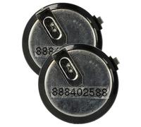 vhbw 2x batteria compatibile con BMW 5 Serie E61, 5 Serie E60, 6 Serie E64, 6 Serie E24 chiavi dell'automobile (20mAh, 3,6V, Li-Ion), nero