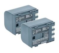 vhbw 2x batteria compatibile con Canon Elura 50MC, 40MC, MC(0) videocamera camcorder (1200mAh, 7,2V, Li-Ion)