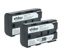 vhbw 2x batteria compatibile con Canon ES-300V, E30, DM-MV1, C2, DM-XL1, DM-MV10, E1, DM-XL1s, E2 videocamera camcorder (1300mAh, 7,2V, Li-Ion)