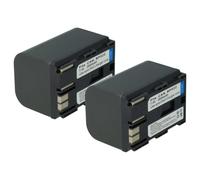 vhbw 2x batteria compatibile con Canon Optura Xi, 200 MC, 50MC, PI, 20, 10