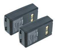 vhbw 2x batteria compatibile con Datalogic Falcon X3, Falcon X4, Falcon X3 Plus lettore di codici a barre, POS (6800mAh, 3,7V, Li-Ion)