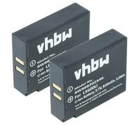 vhbw 2x batteria compatibile con Eartec HUB, Hub Systems, HUB5S, UltraLITE, HUB HD Mini-Base auricolari cuffie wireless (810mAh, 3,7V, Li-Ion)