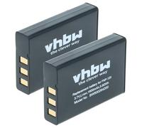 vhbw 2x batteria compatibile con Easypix DVX-5000HD, DVX-5000 fotocamera (1600mAh, 3,7V, Li-Ion)