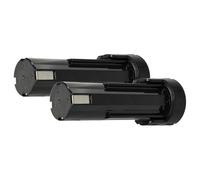 vhbw 2x batteria compatibile con ESCO 2,4 V utensile (3300 mAh, NiMH, 2,4 V)
