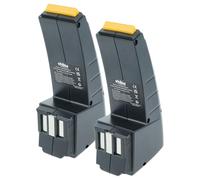 vhbw 2x batteria compatibile con Festo Festool CDD12ESC, CDD12ES, CDD12E, CDD12, CCD12v, CCD12MH, CCD12FX utensile elettrico (2100 mAh, NiMH, 12 V)