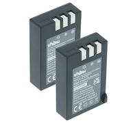 vhbw 2x batteria compatibile con Fujifilm Finepix S100, S100FS, S200, S200EXR fotocamera digitale DSLR (950mAh, 7,2V, Li-Ion)