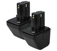 vhbw 2x batteria compatibile con Gesipa Powerbird 12 V utensile elettrico, utensile per montare rivetti ciechi (2500 mAh, NiMH, 12 V)