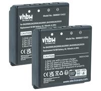 vhbw 2x batteria compatibile con HBC Linus 6, 4 Radiocomando Industriale, Telecomando (700mAh, 6V, NiMH) - Nero