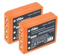 vhbw 2x batteria compatibile con HBC Radiomatic Micron 7, Micron 5, Micron 6, Micron 4 Radiocomando Industriale, Telecomando (2000mAh, 3,6V, NiMH)
