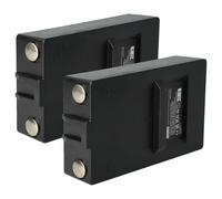 vhbw 2x batteria compatibile con Hiab CombiDrive 4000 Radiocomando Industriale, Telecomando (2000mAh, 7,2V, NiMH) - Nero