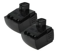 vhbw 2x batteria compatibile con Hilti SIW 144-A CPC Impact Wrench utensile (3000 mAh, Li-Ion, 14,4 V)