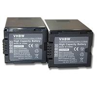 vhbw 2x batteria compatibile con Hitachi DZ-MV550A, DZ-MV580A videocamera camcorder (3000mAh, 7,2V, Li-Ion)
