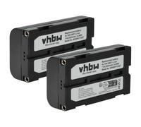 vhbw 2x batteria compatibile con Hitachi VM-E565LA, VM-E568E, VM-E573LA | per VM-E568LE, VM-E575LE videocamera camcorder (2000mAh, 7,4V, Li-Ion)
