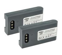 vhbw 2x batteria compatibile con Höft & Wessel SKEYE.ALLEGRO, LS SKEYE.INTEGRAL lettore di codici a barre, POS (1800mAh, 3,7V, Li-Ion)