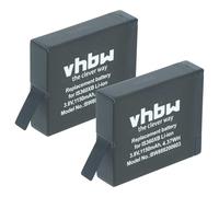 vhbw 2x batteria compatibile con Insta360 One X fotocamera (1150mAh, 3,8V, Li-Ion)