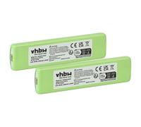 vhbw 2x batteria compatibile con Iriver IMP-550, IMP550, IMP-400, IMP-450, IMP SlimX 350 auricolari cuffie wireless (1200mAh, 1,2V, NiMH)