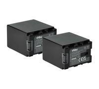 vhbw 2x batteria compatibile con JVC GZ-EX210, GZ-EX210BU, GZ-EX215, GZ-EX250 videocamera camcorder (4000mAh, 3,6V, Li-Ion) con infochip