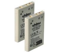 vhbw 2x batteria compatibile con Klicktel Navigation K5, K410, K400 fotocamera (1000mAh, 3,6V, Li-Ion)