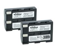vhbw 2x batteria compatibile con Konica Minolta Dynax 7D, 5D fotocamera (1200mAh, 7,2V, Li-Ion)