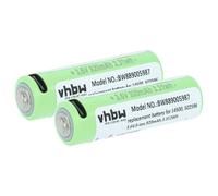 vhbw 2x batteria compatibile con Ledlenser MH5, ML4, ML4 Warm Light, P5R Core, MH3, MH4, iH5R, iH5 torcia, lampada da elmetto (0,92Ah, 3,6V, Li-Ion)