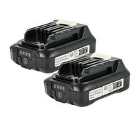 vhbw 2x batteria compatibile con Makita TD110D, ST113DZJ, ST113DZ, TD110DSAJ, TD110DSAE, TD110DSME utensile elettrico (2000 mAh, Li-Ion, 12 V)