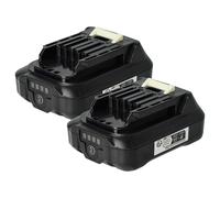 vhbw 2x batteria compatibile con Makita UR100DZ, UR100DWYEX, UR100DWE, UR100DWAEX, UR100DSMEX utensile elettrico (2500 mAh, Li-Ion, 12 V)