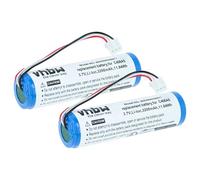 vhbw 2x batteria compatibile con Marshall WILLEN casse, altoparlanti, speaker (3200mAh, 3,7V, Li-Ion)