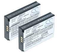 vhbw 2x batteria compatibile con Midland XTC450, XTC400 mini fotocamera (1800mAh, 3,7V, Li-Ion)