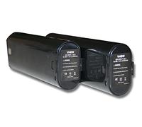 vhbw 2x batteria compatibile con Mikrofyn Mikrolaser ML-15i, ML-2, ML-4, MLP-120, ML-2H, ML-3, ML-23, ML-24 utensile elettrico (2100 mAh, NiMH, 7,2 V)