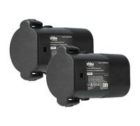 vhbw 2x batteria compatibile con Moser Arco serie 1854 tosatrice (1800mAh, 2,4V, NiMH)